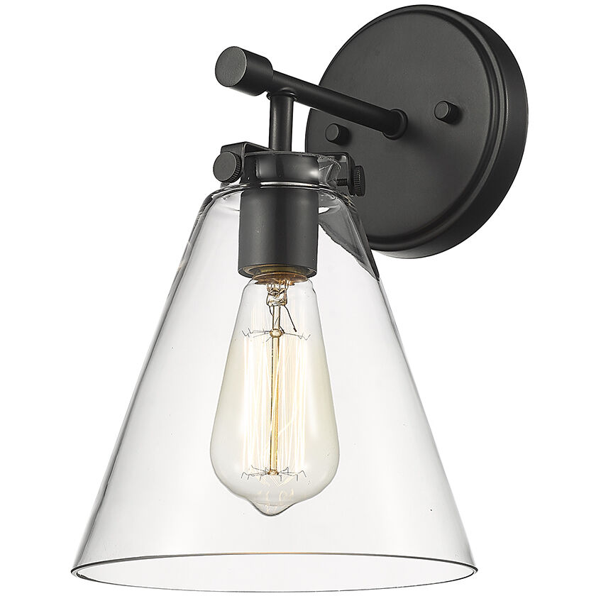 Aliza Wall Sconce Wall Light in Matte Black